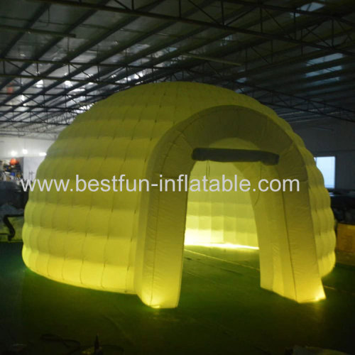 white lights inflatable tent mobile inflatable tent light inflatable club tent