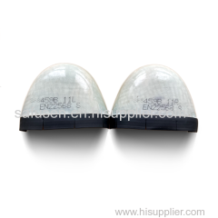 SAFETY SHOES GLASS FIBER TOE CAPS 604# COMPOSOITE PLASTIC TOE CAPS with PVC STRIP