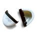 SAFETY SHOES GLASS FIBER TOE CAPS 604# COMPOSOITE PLASTIC TOE CAPS with PVC STRIP