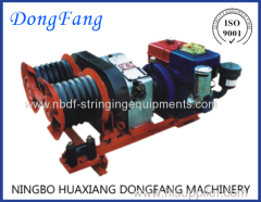 Overhead Transmission Line Motorised Winches with double capstans