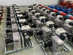 Transmission Line Double Wheels Motorised Winches