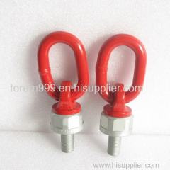 Universal rotating lifting ring TOREM 360 degree rotating lifting point red bolt