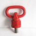 Universal rotating lifting ring TOREM 360 degree rotating lifting point red bolt