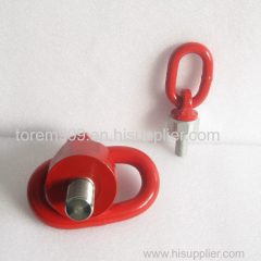 Universal rotating lifting ring TOREM 360 degree rotating lifting point red bolt