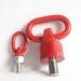 Stainless steel 316L heavy-duty universal rotating lifting ring Terme lifting point red lifting