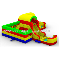 maze bounce slide for kids inflatable bouncy slide