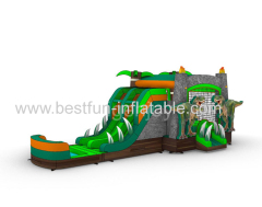 dinosaur 7 in 1 combo dinosaur inflatable bouncy slide bounce house castle combo