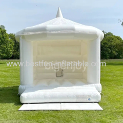 White inflatable bouncer white bounce house wedding Inflatable bouncer