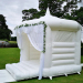 White inflatable bouncer white bounce house wedding Inflatable bouncer