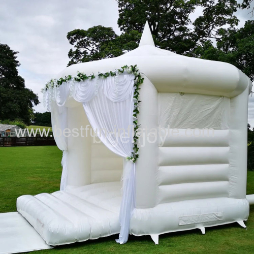 Inflatable White Castle for wedding white bounce house Inflatable wedding Castle