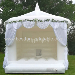 Inflatable White Castle for wedding white bounce house Inflatable wedding Castle