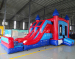 7 in 1 inflatable combo Marble inflatable combo Bouncing castle