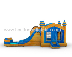Lava Falls Combo wet and dry bounce combo ultimate combo inflatable bounce house
