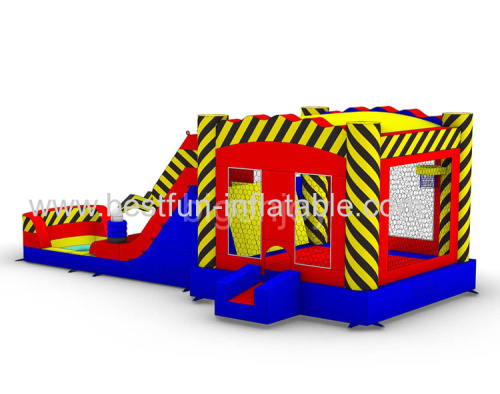 Lightning 7 in 1 inflatable combo for sale combo bouncer combo 2 in 1