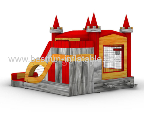 combo 4 in 1 Fire Island Right Side Combo kids bounce house