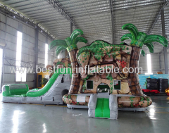 Jurassic inflatable combo jurassic park bounce house kid bounce house