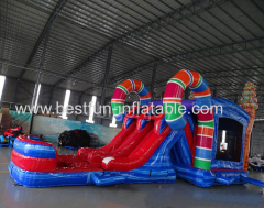 candy 7 in 1 combo Candy Combo Inflatable Candy Castle