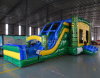 tiki inflatable combo Children Inflatable Castle Outdoor Inflatable Bouncy Castle