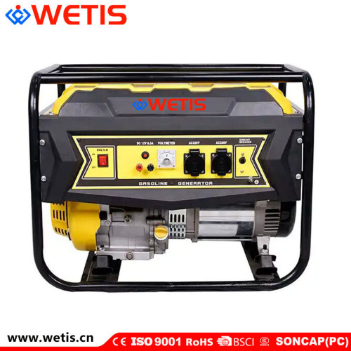 Wetis 7kw 7000w 7kva 7.5kw Gasoline Generator with Air-Cooled Single Cylinder Four-Stroke OHV