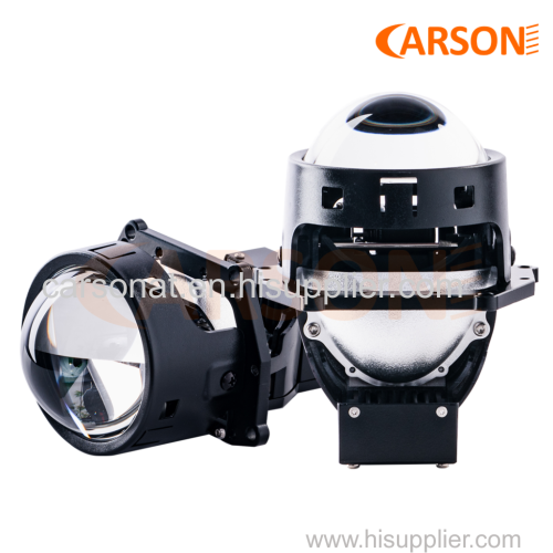 Carson 55W/65W Dual Reflectors Chinese Supplier High Quality 3inch Bi LED Projector for Car Headlight