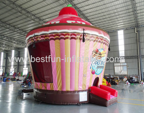 Cupcake commercial bounce house for sale indoor inflatable bounce house