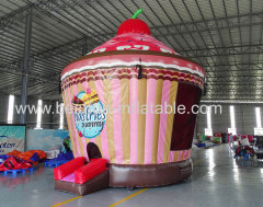 Cupcake commercial bounce house for sale indoor inflatable bounce house