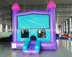 Purple and Blue Panel commercial bounce house for sale large bounce house