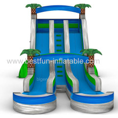 double slide inflatable palms water slide giant inflatable water slide for adult