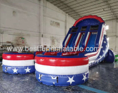 double water slide school inflatable slide pool slide with inflatable pool