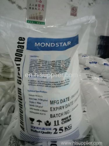 Ammonium Bicarbonate Food Grade