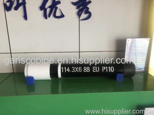 Factory Supply API 5CT 4-1/2" 12.75PPF P110 EUE Oli Tubing Pipe Seamless Steel Pipe