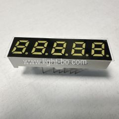 Ultra White 5 Digit 0.28inch 7 Segment LED Display Common anode for frequency convertor