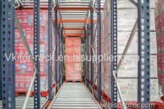 Pallet flow rack one of heavy duty racks