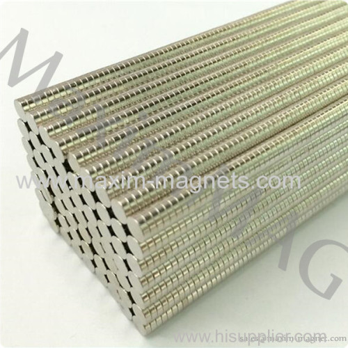 Factory supply hot sale super strong neodymium magnetic disc rare earth permanent magnet