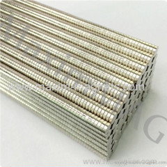 Factory supply hot sale super strong neodymium magnetic disc rare earth permanent magnet