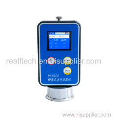 Portable Food Water Activity Meter with 99 Groups Data Storage