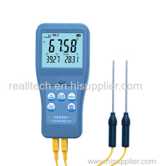 Industrial 2 Channels Digital Thermometer