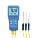 high-accuracy Contact Thermocouple Temperature Tester with 3 Channels