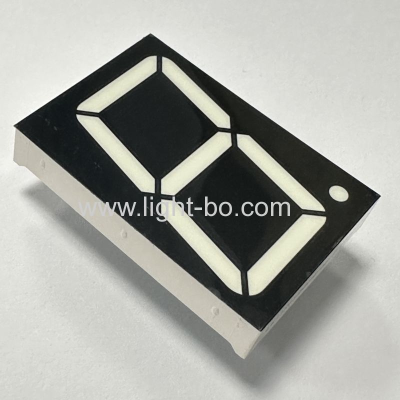 Anodo comune con display a LED a 7 segmenti a una cifra ultra bianca da 38 mm per indicatore di orologio digitale