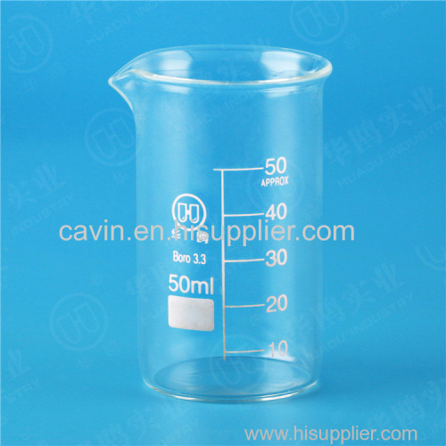 Glass beakers high form