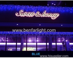 outside waterproof mall christmas decoration light led icicle light