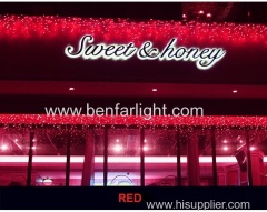 outside waterproof mall christmas decoration light led icicle light