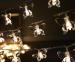holiday christmas wedding room curtain decoration light led butterfly string light