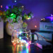 led copper wire string light room party decoration light battery style