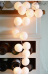 romantic room decoration light led cotton ball string light