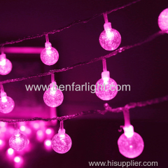 led crystal ball string light festival decoration light