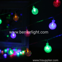 led crystal ball string light festival decoration light
