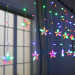 led star curtain light room party decoration light twelve star