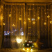 led star curtain light room party decoration light twelve star