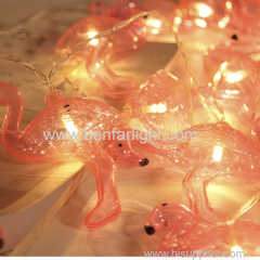 led flamingo string light battery style plug style warm nice room decoration